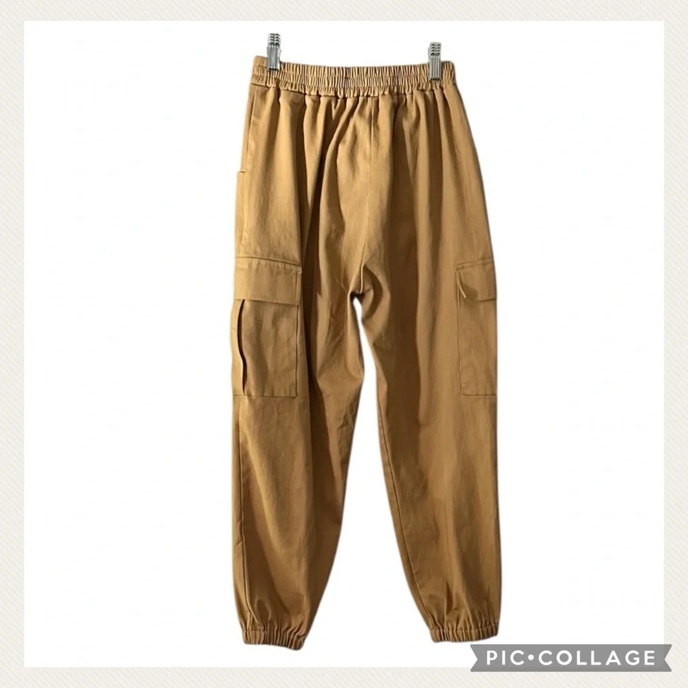 Back To School NWT Boys Tan iEFiEL Easy Forever Cargo Pants Size 14 NIP